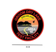 Area51 Decal - Area51 Sticker - Area 51 - Groom lake - Dreamland - USAF Decal - Military Decal - Aviation Sticker
