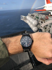 Pilot Watch - Aviator Watch - USN Watch - Aviation Watch - USN Wings - USN Licensed - De Pol Watch - T-45C Goshawk