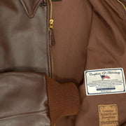 WW2 Government Issue A2-WW2 Flight Jacket-Aviator Jacket-Pilots Jacket-Leather Flight Jacket-Cockpit USA-Sierra Hotel Aeronautics 