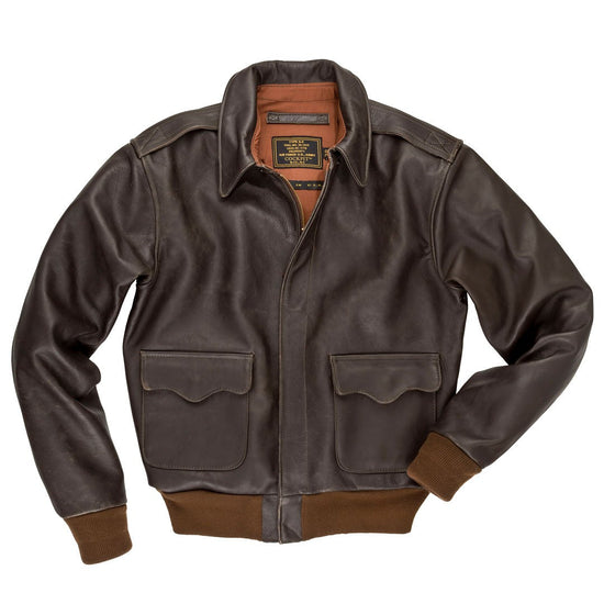 40th Anniversary A-2 jacket - front view - WW2 aviator jacket