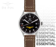 DePol custom USN “Wings of Gold” Rotary Wing Edition GMT aviator watch  with Depol branding 