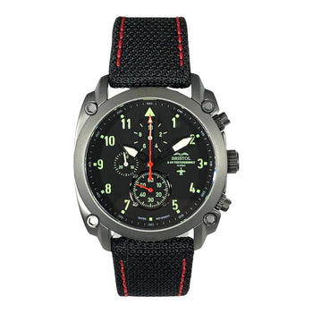 A-10 Thunderbolt Tribute - Gunmetal Finish - Kevlar Band - Dial detail
