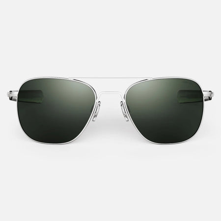 Randolph Engineering Aviators - Matte Chrome & AGX - front view