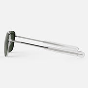 Randolph Engineering Aviators - pilot sunglasses in Matte Chrome & AGX