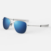 Randolph Engineering Aviator - Matte Chrome & Atlantic Blue