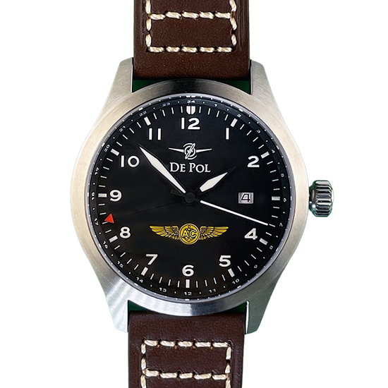 Aircrew GMT Pilot Watch - dial detail