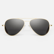 Randolph Engineering Concorde - 23K Gold & American Grey Polarized - Front View
