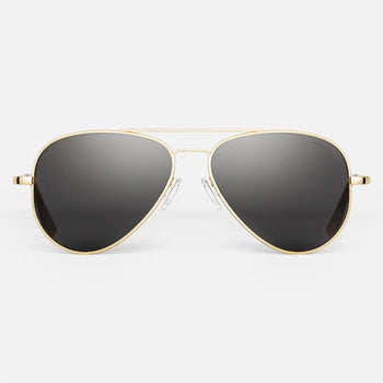 Randolph Engineering Concorde - 23K Gold & American Grey Polarized - Front View