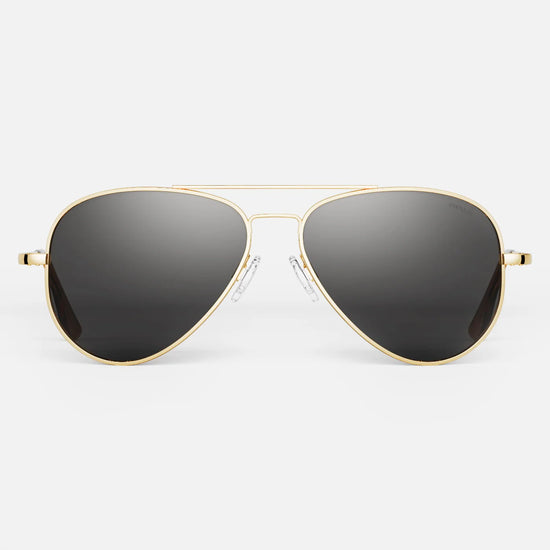 Randolph Engineering Concorde - 23K Gold & American Grey Polarized - Front View