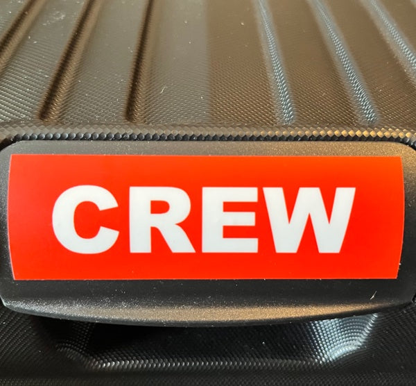 Crew Luggage Tag - Crew Car Decal – Sierra Hotel Aeronautics