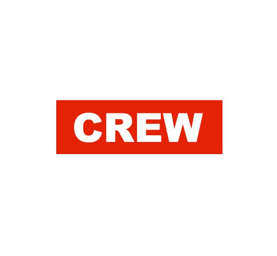 Flight Crew Luggage Tag Decal-Flight Crew Decal