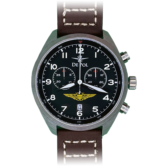 USN NFO Chronograph aviator watch - military watch