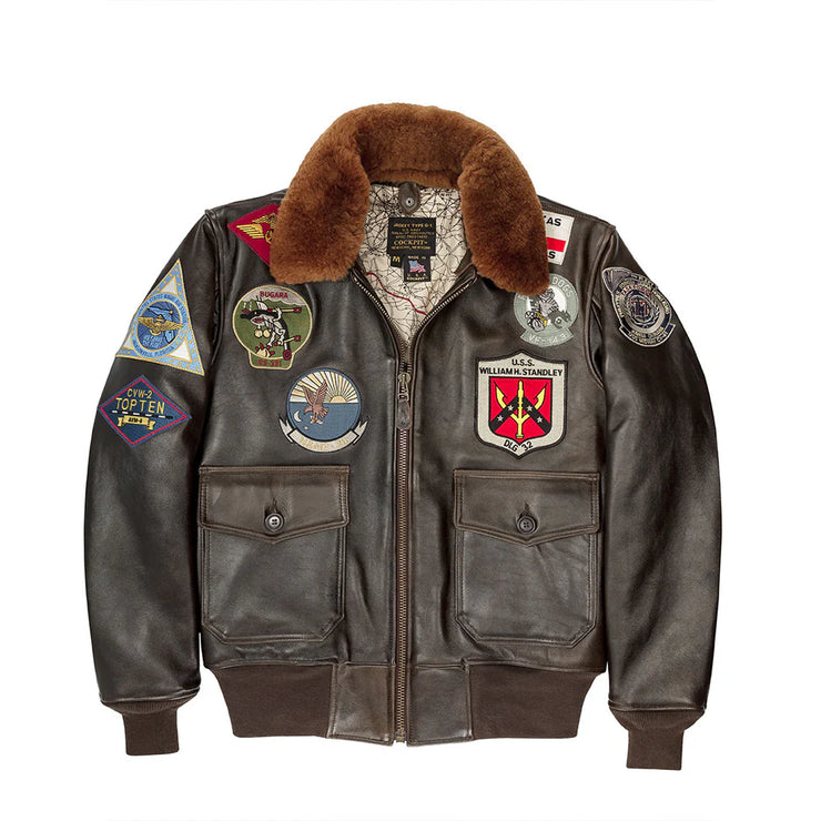 Top Gun Navy G-1 Jacket Z201036M