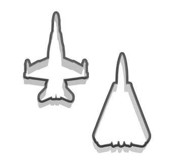 F14 Tomcat  F18 Hornet Cookie Cutter - Airplane Cookie Cutter