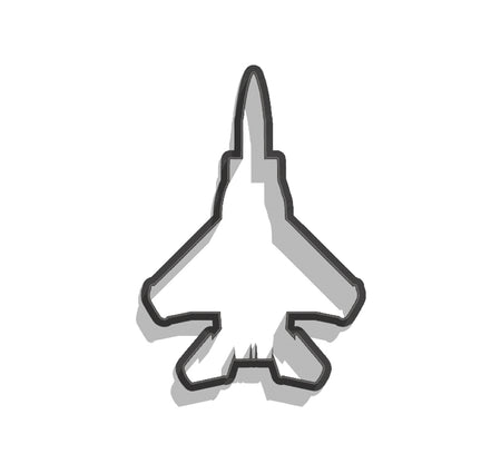 F15 Eagle  Cookie Cutter - Airplane Cookie Cutter - Aircraft Cookie Cutter - Fighter jet cookie Cutter