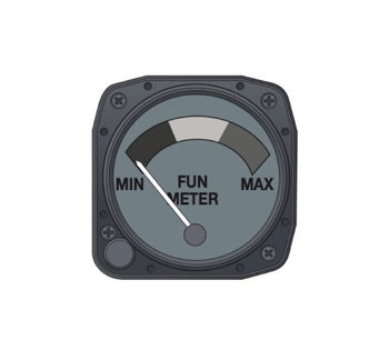Min Fun Meter-Funny Aviation decal