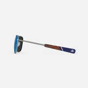 Randolph Engineering Aviator - Gunmetal & Atlantic Blue side view