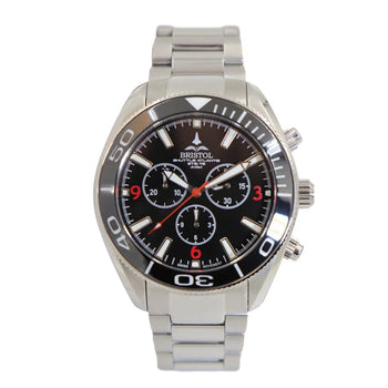 Space Shuttle Atlantis Tribute - Stainless Steel - Black Dial - watch face