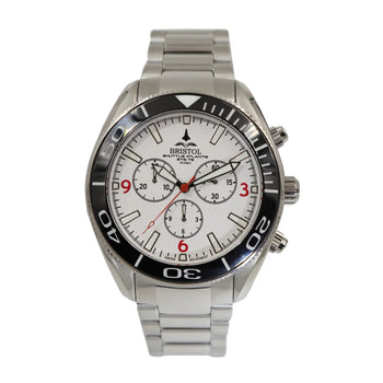 Space Shuttle Atlantis Tribute - Stainless Steel - White Dial - watch face detail