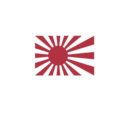 ww2 Aircraft markings-Naval Ensign of Japan Decal