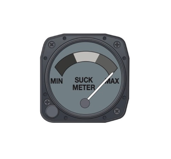 Suck Meter Aviation Decal