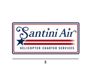 Funny aviation decal - Santini Air Helicopter Charter Services from Airwolf