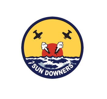 USN Squadron Sundowners Decal