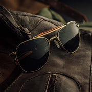 Randolph Engineering Aviator II - 23K Gold & American Tan Polarized