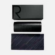Randolph Engineering Aviator sunglasses - Gunmetal & Atlantic Blue packaging