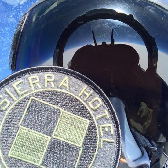 Flight Suit Patch-Sierra Hotel Aeronautics-Sierra Hotel Aeronautics Logo-Sierra Hotel Aeronautics Patch-Military Patch-Flight Bag Patch-Aviation patch