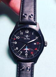 Pilot Watch - Aviator Watch - USN Watch - Aviation Watch - USN Wings - USN Licensed - De Pol Watch - T-45C Goshawk