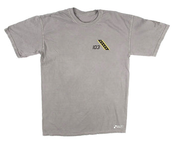 VF-103 Jolly Rogerss TShirt - front - skull and cross bones squadron print
