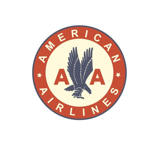 American Airlines Vintage Airline Logo Aviation Decal