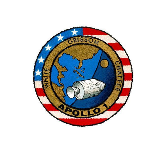 Apollo 1 NASA Decal-Apollo Decal