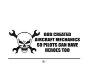 Aviation Mechanics Decal-Military Decal-Aviation Decal-Aircraft Sticker-Aircraft Markings-Squadron Markings-Aviation Sticker-Military Aircraft Decal 