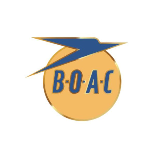 BOAC Decal - Vintage Airlines - Retro Airline Decal 