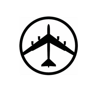 B-52 Military Aircraft Sticker 