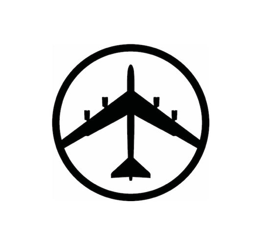 B-52 Military Aircraft Sticker 
