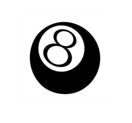  Eight Ball Decal-Aviation Sticker
