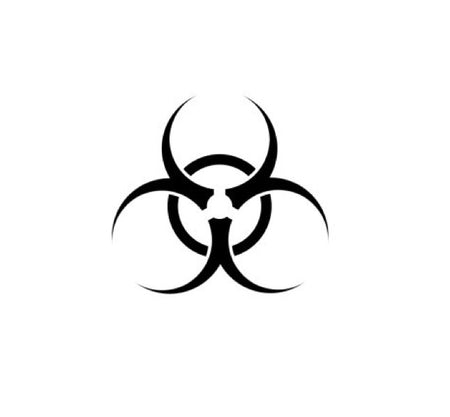 Bio hazard-Zombie Apocalypse-Hazardous materials-Aircraft markings-Warning sign