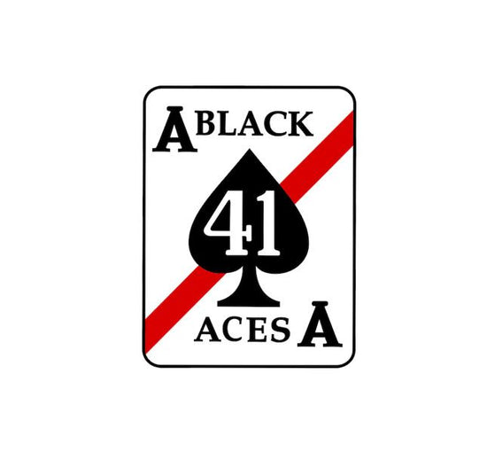 USN Black Aces VF-41 Squadron Aviation Decal