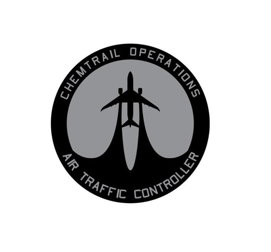 Chemtrail Air Traffic Controller Decal - funny aviation decal