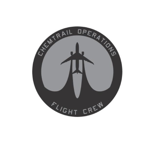 Chemtrail Sticker-Funny Aviation Sticker