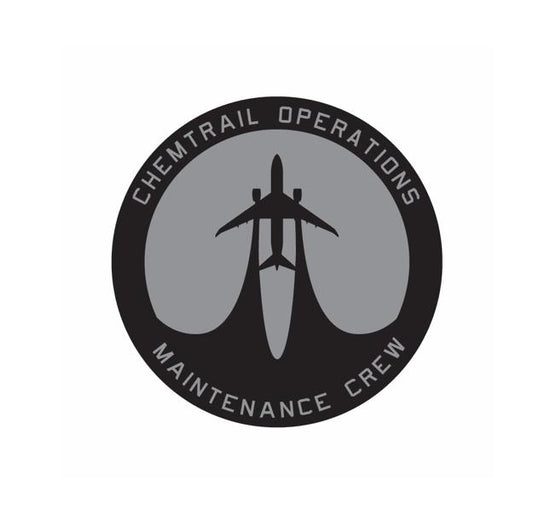 Chemtrail Operations Maintenance Crew Decal-Funny Aviation Sticker