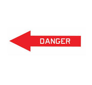 Danger Arrow-Aircraft Warning-Military Decal-Aviation Decal-Aircraft Sticker-Aircraft Markings-Aviation Sticker-Military Aircraft Decal - Red Arrow - Red Danger Arrow