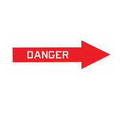 Danger Arrow-Aircraft Warning Decal-Danger Arrow-Aircraft Warning-Aircraft Marking Decal- Aviation Saftey Decal-Aviation Decal-Aviation Sticker-Military Decal-Military Aircraft Sticker-Aircraft decals-Military Aircraft Markings