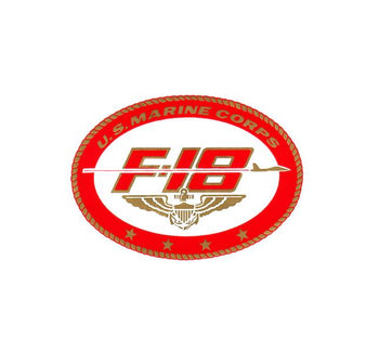 USMC F18 Hornet Decal-Military Decal