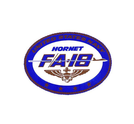 US Navy Decal - F18 Decal - Hornet Decal - USN Decal - Military Decal - Aviation Decal - Aviator Decal - Airplane Decal - Aviation History Sticker 