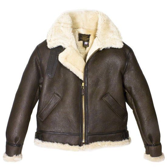 Genuine B3 Bomber Jacket - front view - ww2 bomber pilot jacket