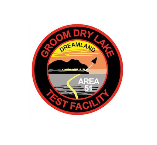 Area 51 Groom Lake Decal-Aviation Sticker
